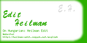 edit heilman business card